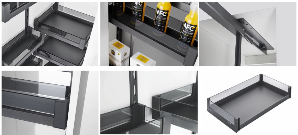 pull out pantry glass PFI 06