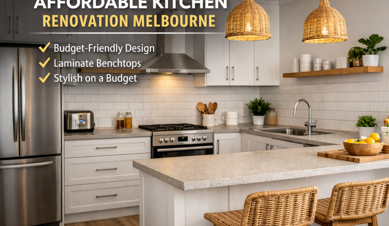 modern budget kitchen in Melbourne