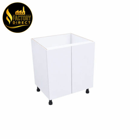 White Base Cabinet Double Doors for kitchen storage
