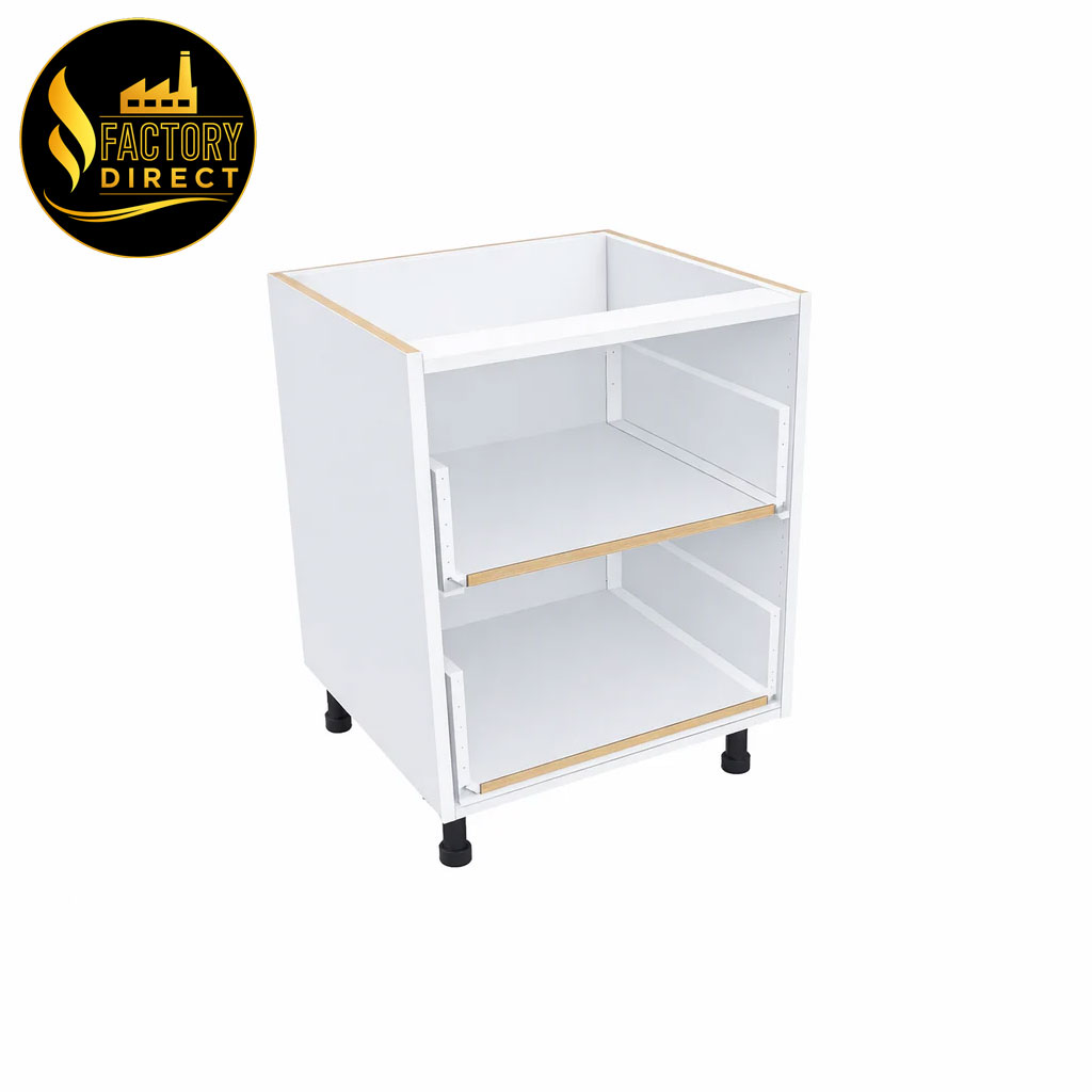 White-Base-Cabinet-X2-Drawers-01 White Base Cabinet X2 Drawers for kitchen storage