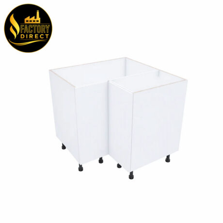 White kitchen corner cabinet for Melbourne renovation