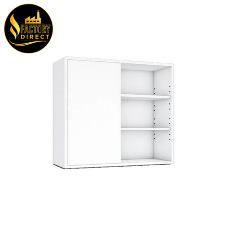 White Wall Blind Single Door Cabinet
