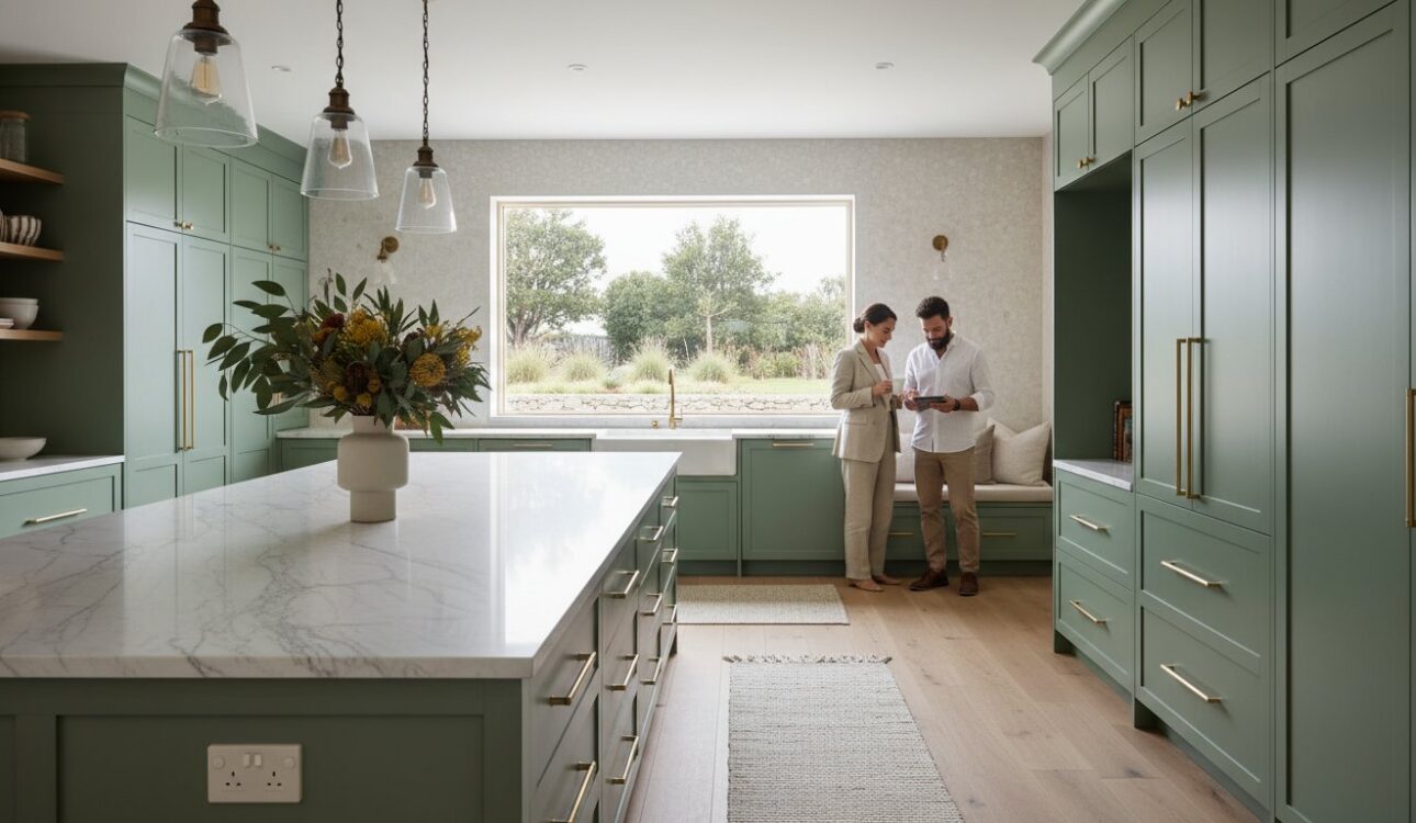 Bespoke Country Style Kitchen Cabinets in Melbourne