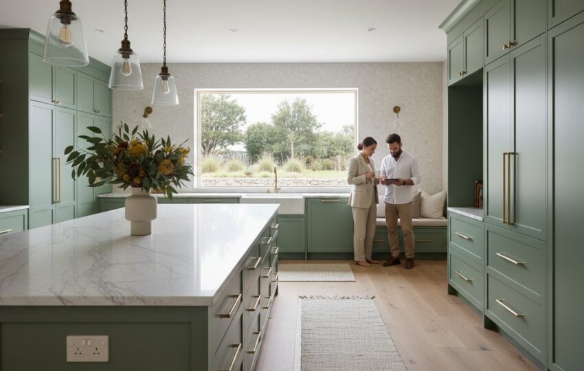 Bespoke Country Style Kitchen Cabinets in Melbourne