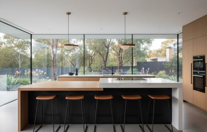 Larger Multi-Function Islands for Melbourne Kitchens