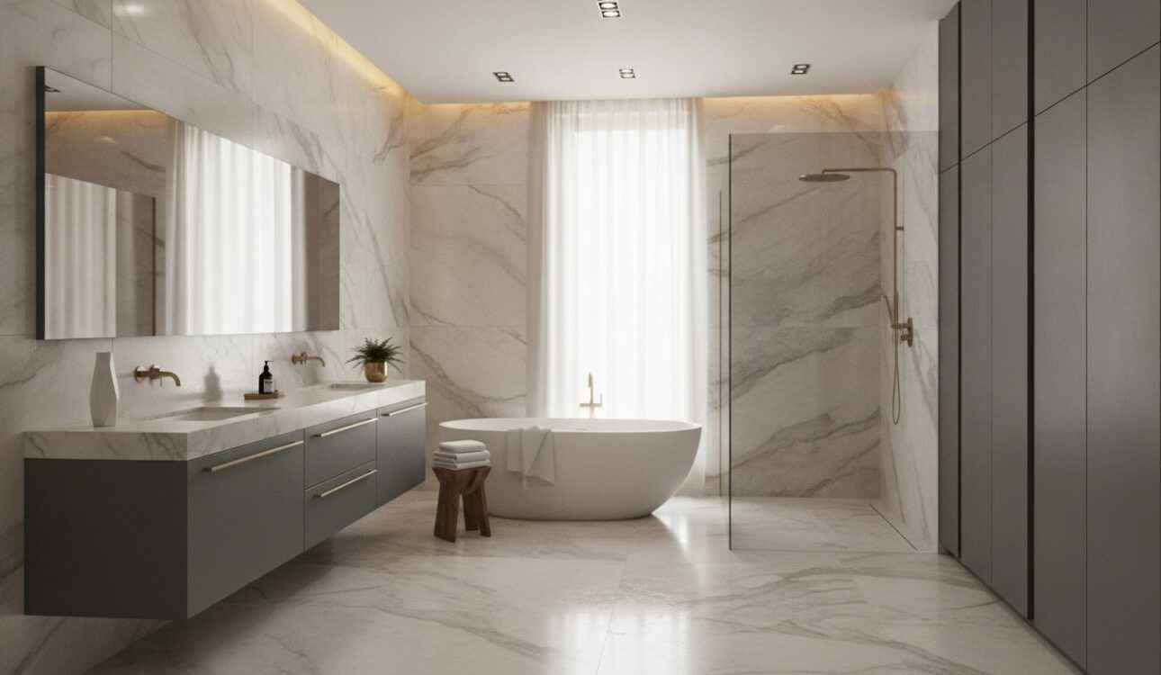 Modern Bathroom Renovation Brisbane: High-End Custom Designs