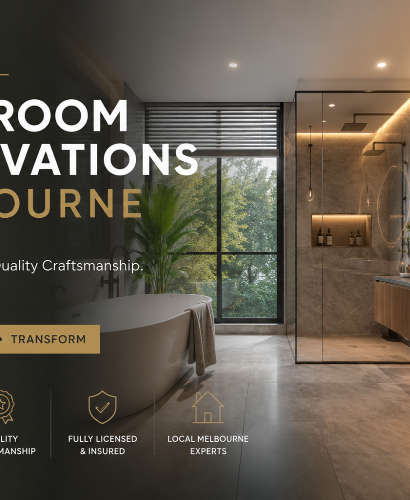 Premium bathroom renovations in Melbourne