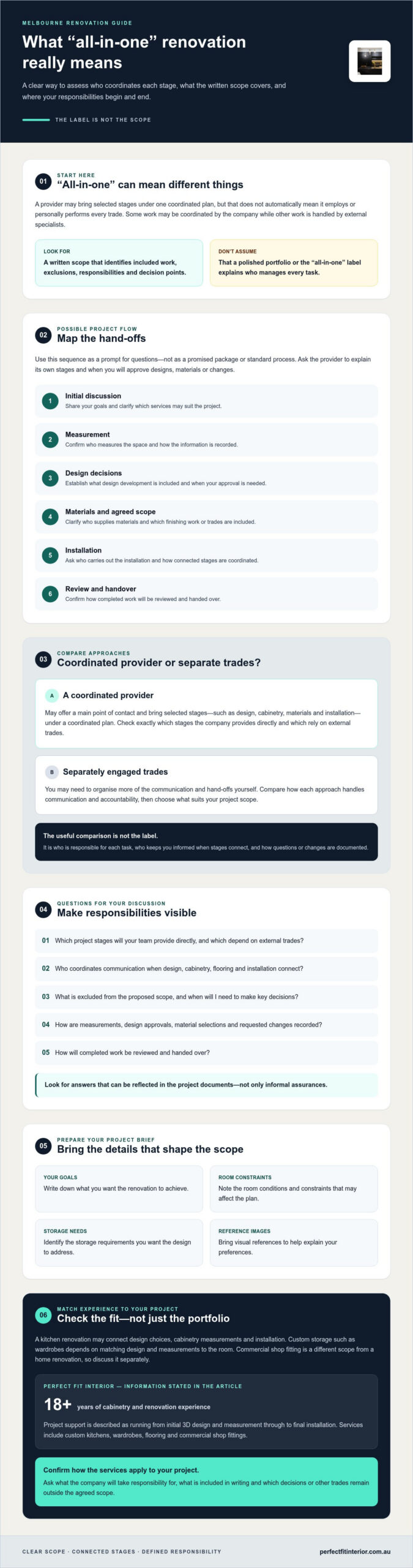 All-in-One Renovation Company Melbourne: How to Choose in 2026